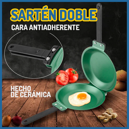 DualGlide™ Sartén antiadherente de doble cara